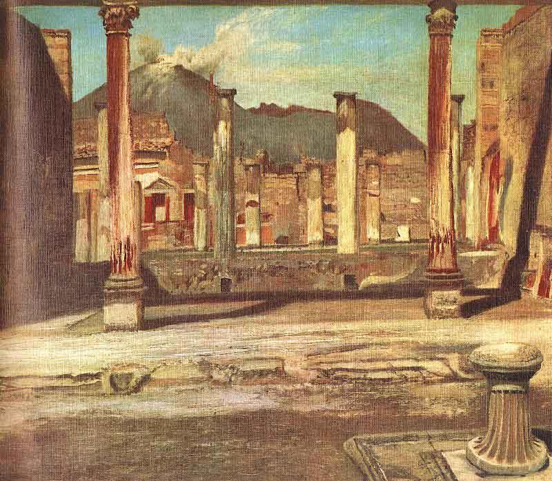 Kosztka, Tivadar Csontvry Pompeji Have Spain oil painting art